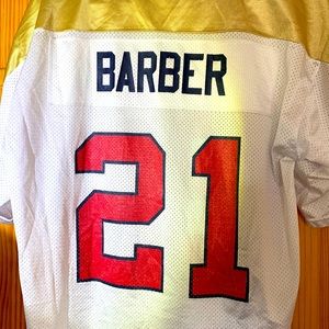 Tiki Barber New York Giants VINTAGE Super Bowl XXXV Majestic NFL Jersey large